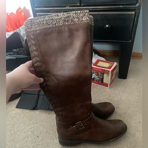 🧁 NWOT Brown winter boots size 9